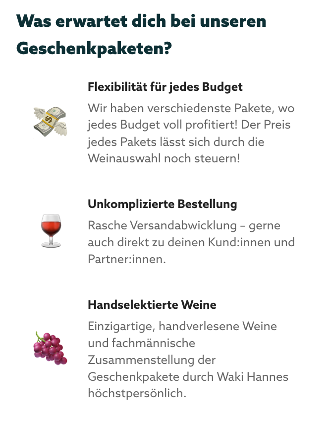 Was erwartet dich bei unseren Geschenkpaketen?